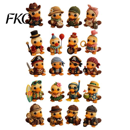 Hand-Perlen-Set 3D-Perlen-Schnabeltier-DIY-Set, Kleines Tier-Bastelset, Anfänger-Perlen-Set für Erwachsene, Kreative Dekoration, Geburtstag
