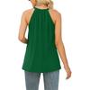 Women's Fashion Lace Pleated Sleeveless Vest T-shirt