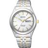 Men S Reguno Solar Metal Watch Gold Silver Date Day Lume Km1 113 13