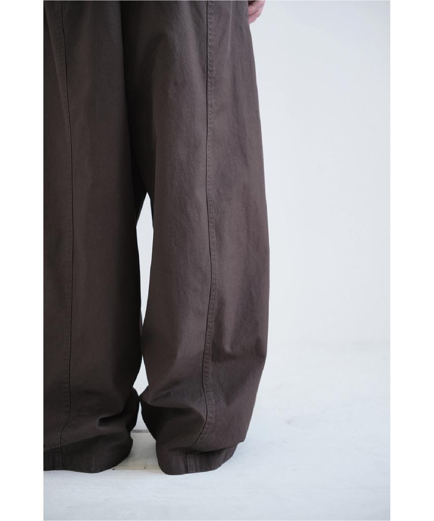 Haechinglum Slump Trousers Dark Brown