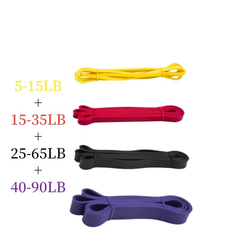 Strapazierfähiges Latex-Widerstandsband Übung Elastisches Band für Fitness Kraft Klimmzug-Unterstützungsband Training Pilates Fitnessgeräte Praktische Anwendung