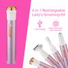 Rechargeable Portable Multifunction Painless Epilator for Face and Body Hair Removal Device Women Handheld Washable Hair Removal