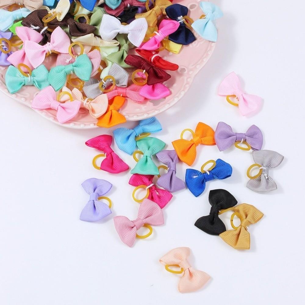 10/20/30pcs Pet Dog Grooming Hair Bows Hairpin Small Puppy Hair Bows Solid Color Pet Hair Accessories Pet Hair Ties Daily Use