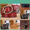 Womens Genuine Leather Belt With Alloy Buckle For Casual Korean Style Pants Waist Accessory