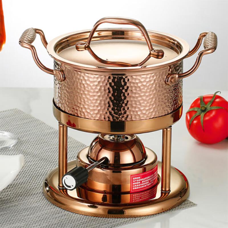 Portable 304 Stainless Steel Mini Hotpot with Gas Burner