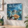 School Year Planning Tool 2027 Wall Calendar Funny Cartoon Illustrations Large Date Grids Annual Schedule Planner Thick Coated Paper Sturdy
