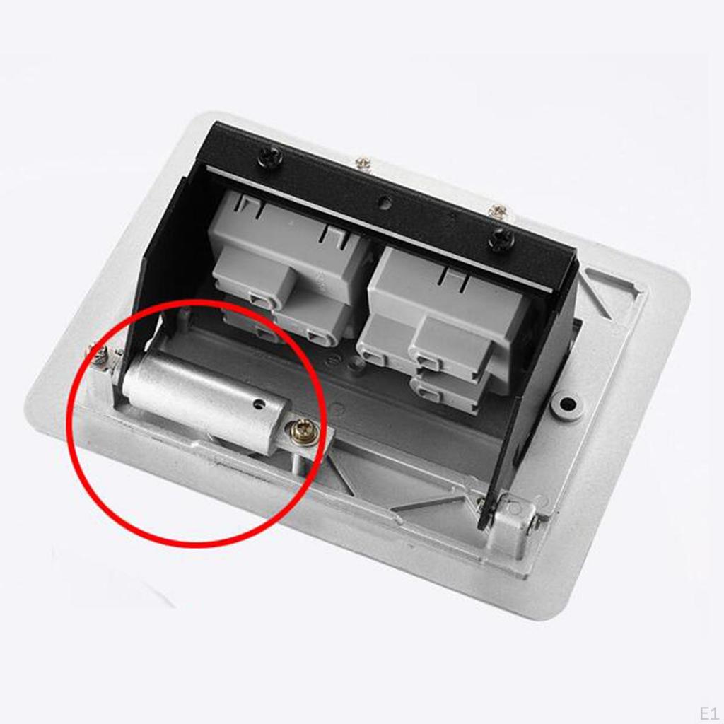 Zapuštěné elektrické adaptéry Stolová zásuvková základna pro odkládací stolek Kancelář Odolná Stříbrná