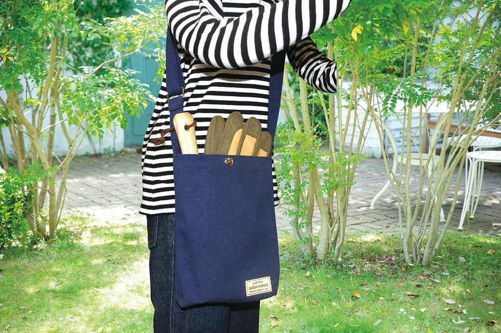 Senkichi Canvas 250mm x 190mm x 30mm Shoulder Strap [SENKICHI] Pouch, Navy, SCP-2, (H) (W) (D),