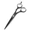 440C Steel 5.5 Inch Black Hair Cutting Scissors Haircut Thinning Barber Makas Hair Shears Hairdressing Scissors