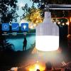 500w Luci Portatili da Campeggio all'Aperto Ricaricabili USB Lampada LED Lampadina di Emergenza Gancio Tende ad Alta Potenza Lanterna Luci Notturne Lampadina