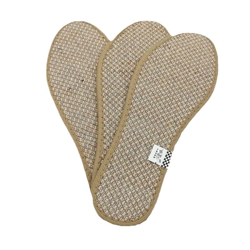 Unisex Antibacterial Breathable Deodorant Linen Insoles - Sweat-Absorbent, Odor-Resistant, Comfortable, Soft for Military Training & All Seasons