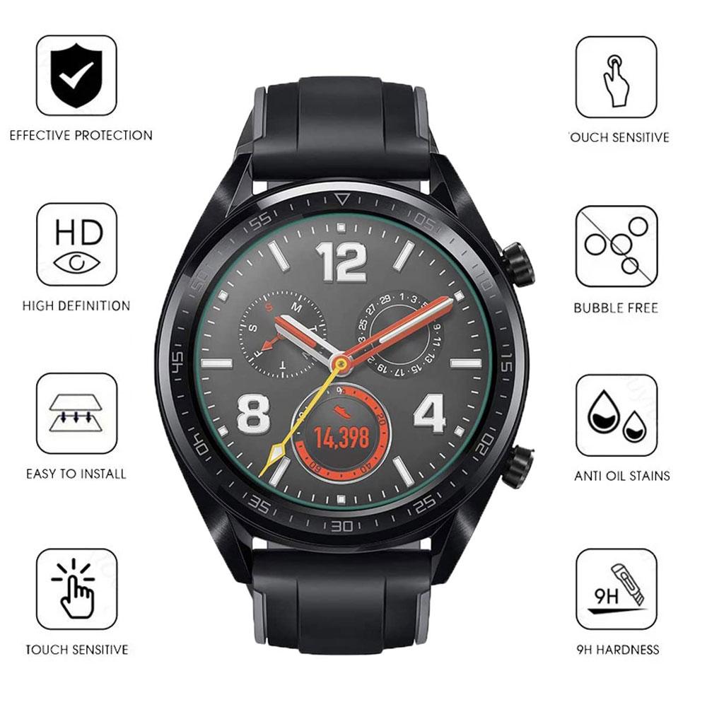 2-I-1 Deksel + Herdet Glass Film For Huami Amazfit Falcon TPU PC Skjermbeskytter & Støtfanger Beskyttelsesdeksel For Amazfit Falcon