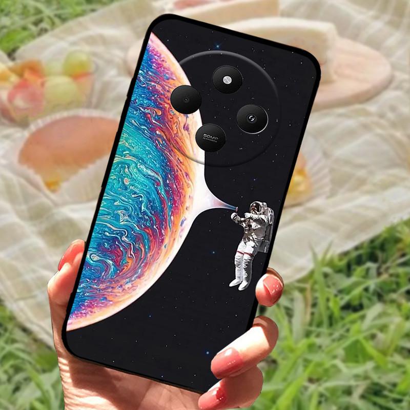 Pouzdro pro Xiaomi POCO C75 4G Redmi 14R 5G Redmi A3 Pro 4G Redmi A4 5G Pouzdra Měkký nárazník Nárazuvzdorné Ochranný Kryt Černá Taška na Telefon