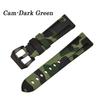 Universal 20mm 22mm 24mm 26mm Silikon Armband Camouflage Gummi Armband Sport Ersatz Uhr Band für männer Handgelenk Band