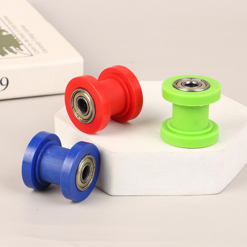 8mm reťazový valčekový posúvač napinák koleso napinák vodítko reťazový valčekový kladkový blok pre motocykel motokros dirt bike