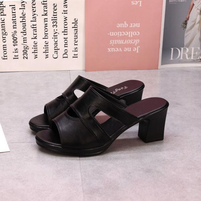 Platform Sandals Women's New Versatile Muffin Heightening Denim Slippers Sports Sandals Tide