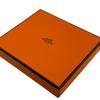 HERMES leather Uris mini Notebook cover Brown leather unisex Used