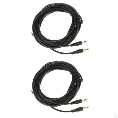 3.5mm Aux Male To Stereo Audio Cable for Car Phone MP3 Pad