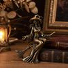 Halloween Wizard Figurine Vintage Desk Ornaments Retro Magician Statue  Gift