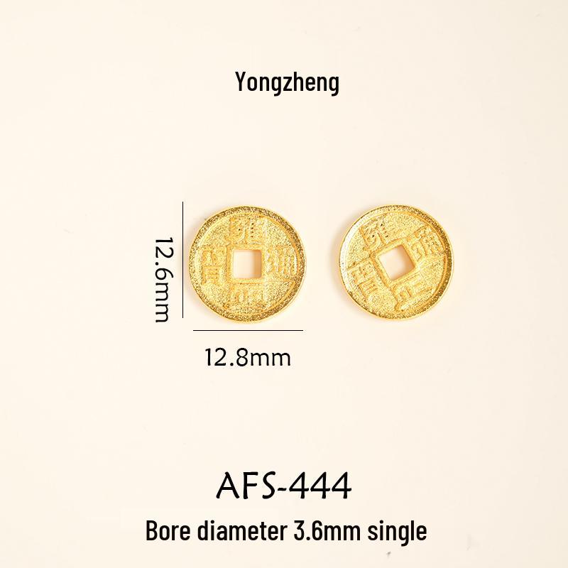 Vergoldetes antikes Schmuckset: Halskette, Armbänder & Perlenanhänger - Nicht verblassendes DIY-Zubehör