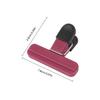 6Pcs Food Bag Clips For Chips Snacks Coffee Sealed With Heavy Duty Handles ABS Plastic Rubber