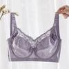 Underwear Women's Full Cup with Steel Ring On The Support To Prevent Sagging Large Size Chest Small Summer Ultra-thin Bra