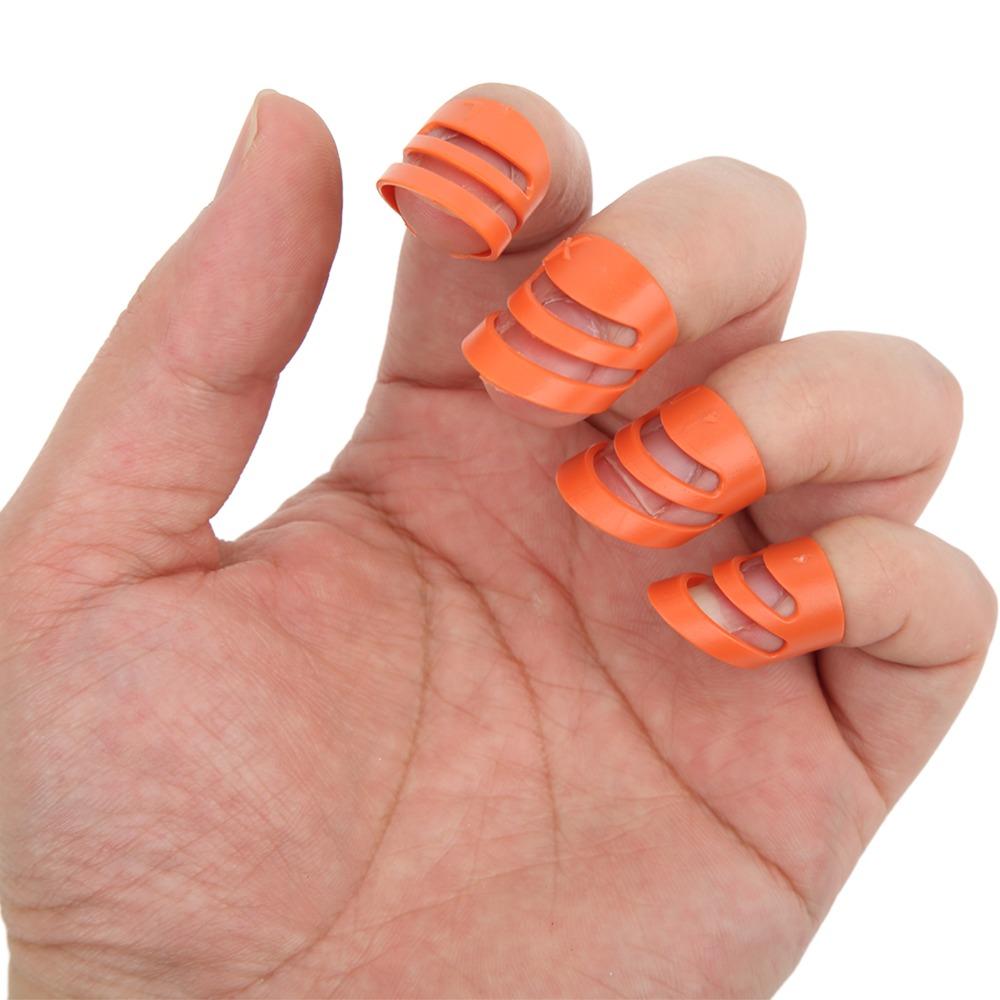 8PCS Multiple Sizes Fingertip Protector Adjustable Instrument Accessory Set  Stringed Instrument