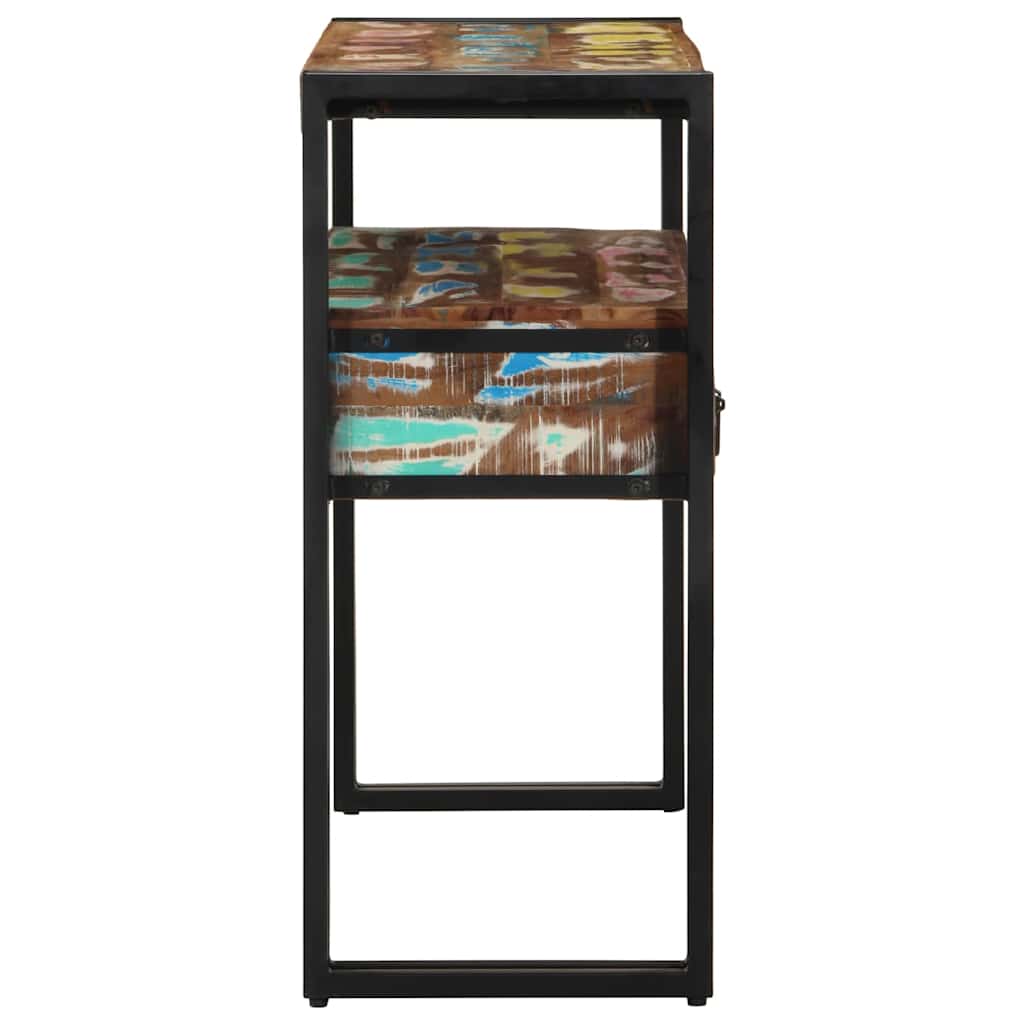 Console Table 90 x 33 x 75 cm Solid Upcycled Wood