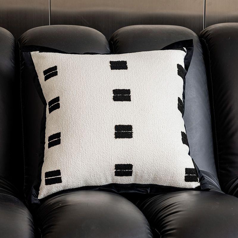 

Simple Modern Pillow Accessible Luxury Fancy Back Cushion Scandinavian Fabric Bed Living Room Sofa Pillow Cases Back Cushion with Core