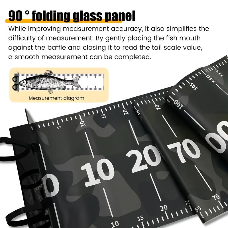 Fish Measuring Ruler Waterproof And Adhesive Fishing Ruler Fishing Soft Ruler Measuring Fishing Equipment