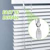 2 Pcs Venetian Blind Rotor Blinds Wand Replacement Curtain Pull for Curtains Shutters Hooks Rods Drapes