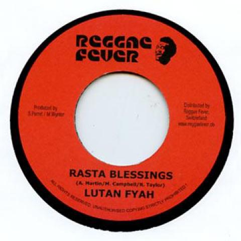 

7inch Record LUTAN FYAH - Rasta Blessing RF017 Reggae Fever EU 2012 Europe Reggae, Ska & Dub Used