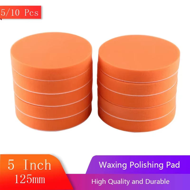 Universal 5/10pcs Car Polishing Pads  Sponge Polisher Clean Waxing Pad Auto Paint Maintenance Care Buffing Cleaning Tool
