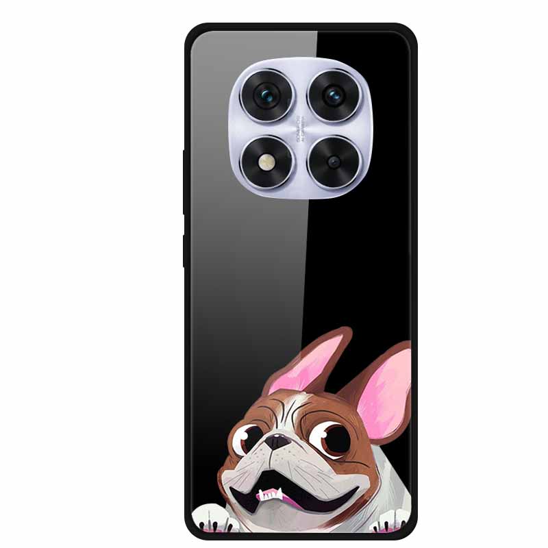 Glass Back Cover For Redmi Note 14 Note14 Pro 4G Case Tempered Glass Case For Xiaomi Redmi Note 14 Pro 5G Phone Case Soft Bumper