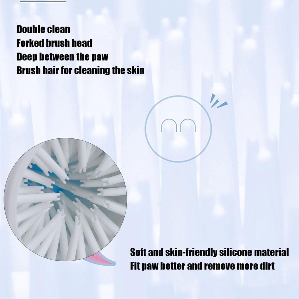 Dog Paw Cleaner Cup Soft Silicone Foot Cleaning Brush Portable Pet Dogs Towel Foot Washer Foot Cleaning Bucket Dog Foot Washer
