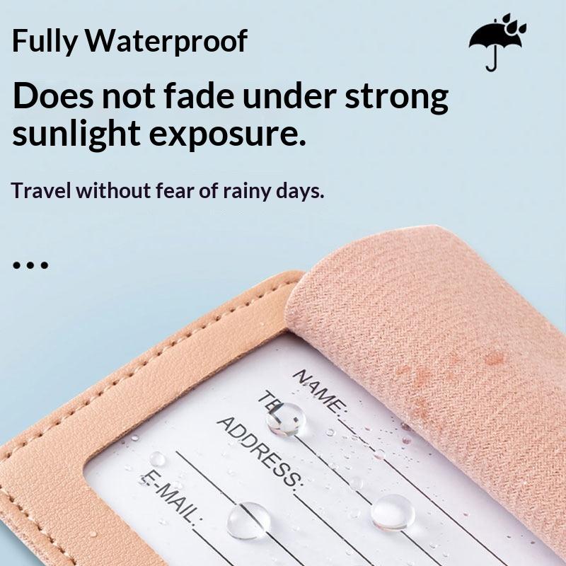 Travel Pu Passport Cover Luggage Tags Wedding Party Bussiness Gift Ticket Holder Passport Holder Case Travel Accessories Set