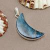 Labradorite Pendant-Halfmoon Labradorite Gemstone Pendant-Unique Pendant