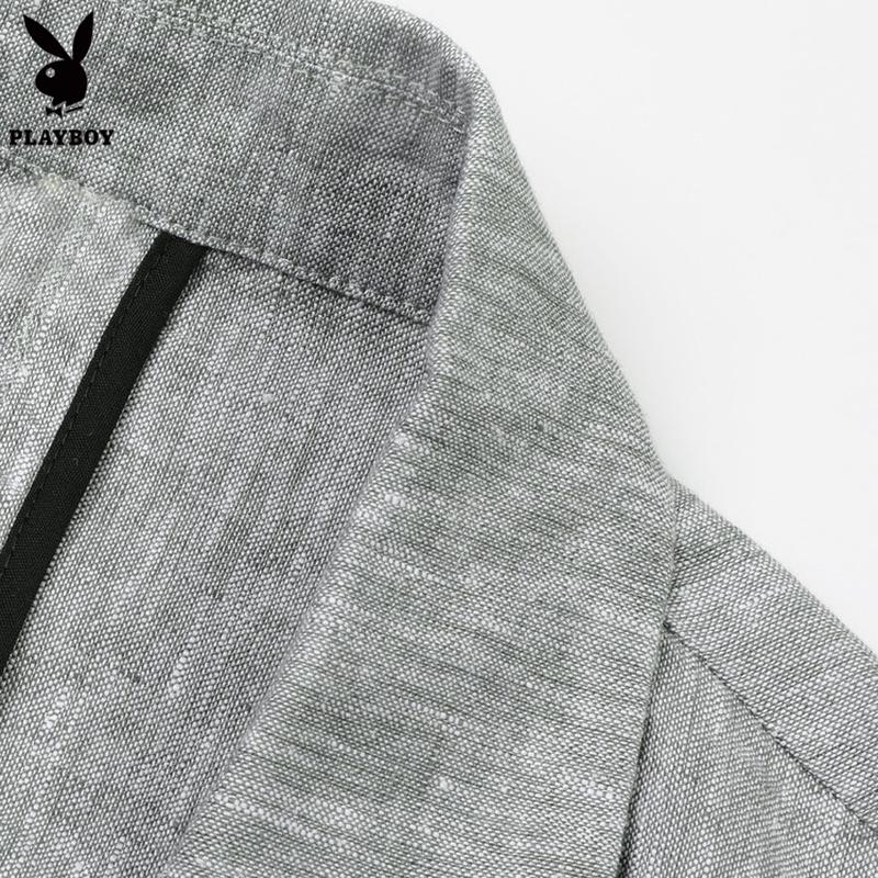 Playboy Men's 100% Linen 'Old Money' Style Blazer