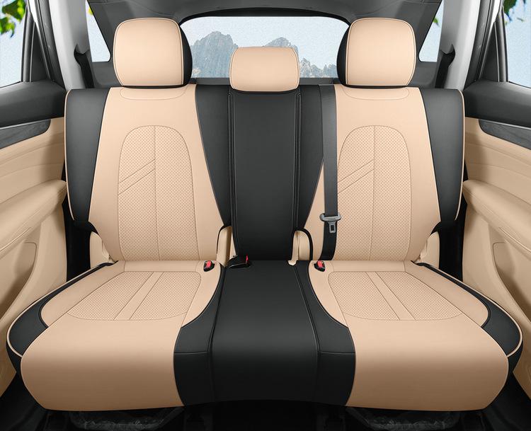 Thunder E5 Universal Leather Car Seat Cushion (New Model, Five-Seat, All-Season)