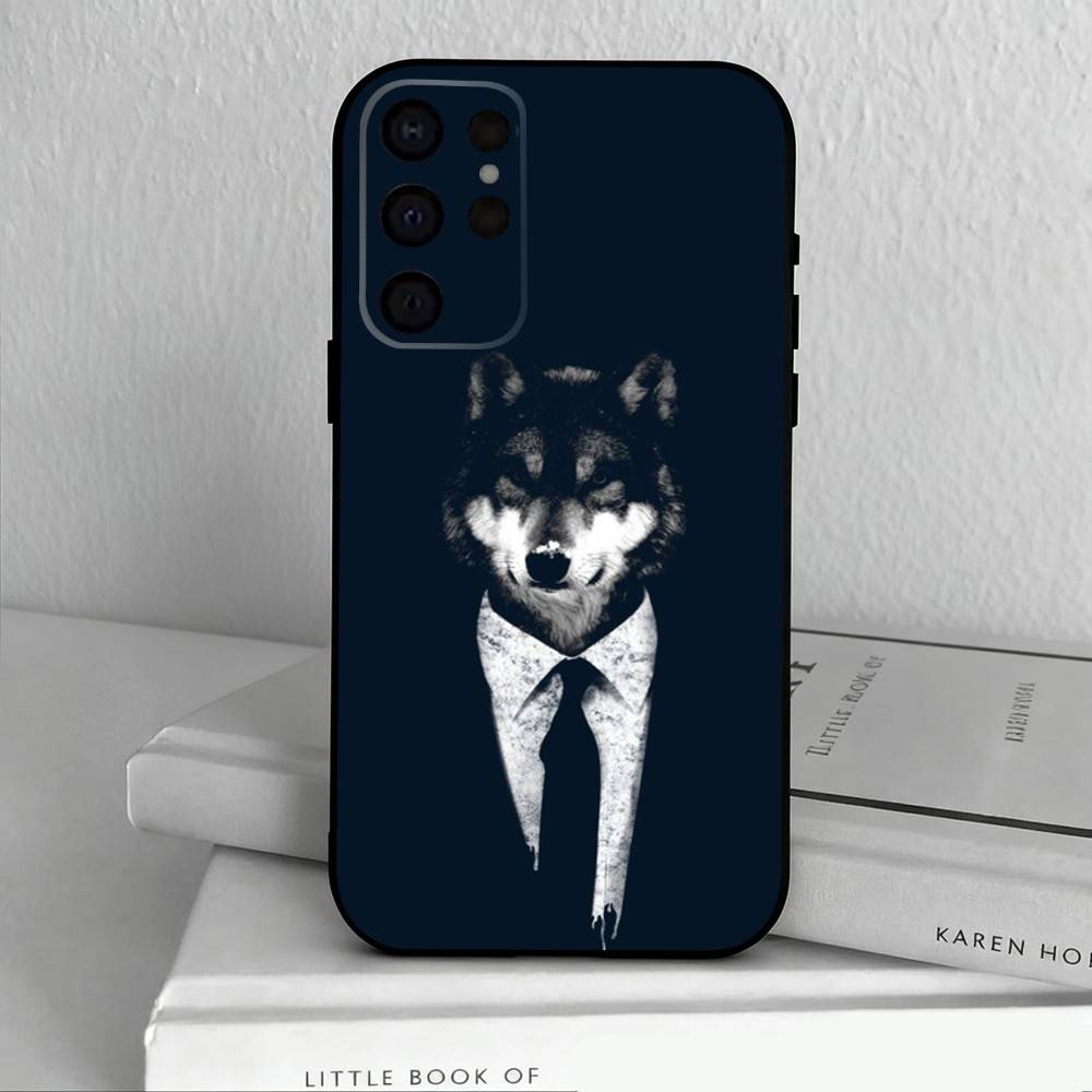Alpha Sigma Wolf Cool Phone Case For Samsung S25,S24,S21,S22,S23,S30,Ultra,S20,Plus,Others Soft Black Cover