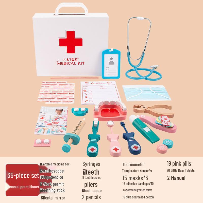 

Kids Doctor Role Play Toy Set for Ages 3-6 - Pretend Play & Party Favor Gift