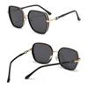 Rimless Sunglasses Women Trendy Driving Sunshade Glasses Women Men Fashion Gradient Lens Sun Glasses Shades for Female