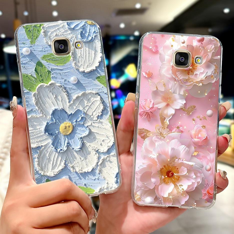 For Samsung Galaxy A5 2016 2017 Case New Luxury Painted Cover Soft Silicone Phone Case For Samsung A5 2017 2016 A510F A520F Bags