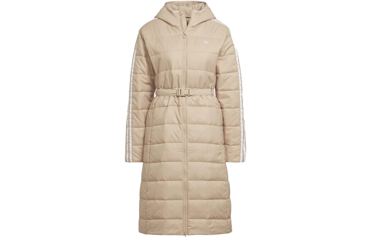 Adidas Originals BARBOUR Jackets Women s Beige Yellow Hooded Moderate Other HK5252 S