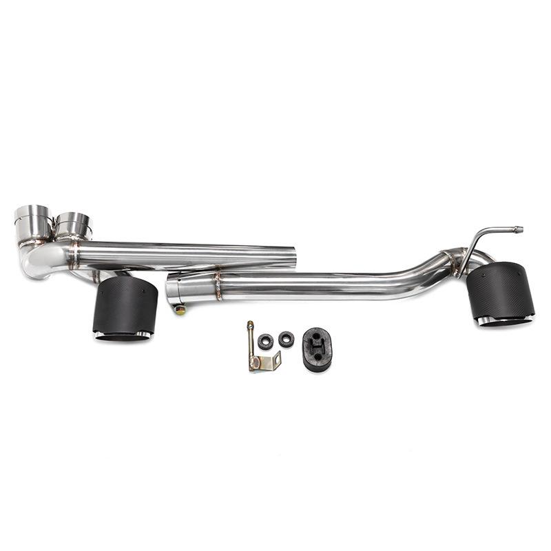 BMW E90/E92/E93 320i/330i/325i Dual-Outlet Black Stainless Steel Tailpipe for MT Conversion