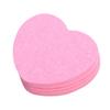 20Pcs Heart Shaped Compressed Facial Sponges Cute Reusable Face Washing Sponges