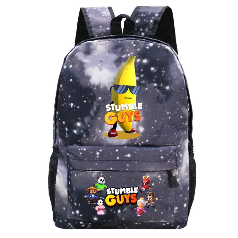 Collision Party Game Merchandise Printing Trend Student Leisure Children Double Shoulder Bag