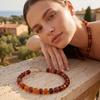 Gargantilha Colorida com Contas Grossas Colar de Contas de Resina Colar Boho para Férias para Mulheres Uso Diário Joias para Férias de Verão na Praia