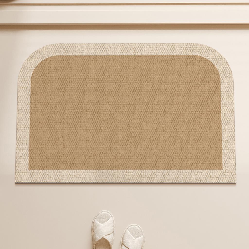 Wabi Sand Wind Bathroom Floor Mat Soft Diatom Mud Floor Mat Toilet Door Non-slip Absorbent Wear-resistant Foot Mat Diatom Mud