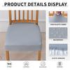 Waterproof PU Stretch Seat Covers for Dining Chairs Washable Dining Chair Covers, Chair Covers Protector for Office Banquet 1pc